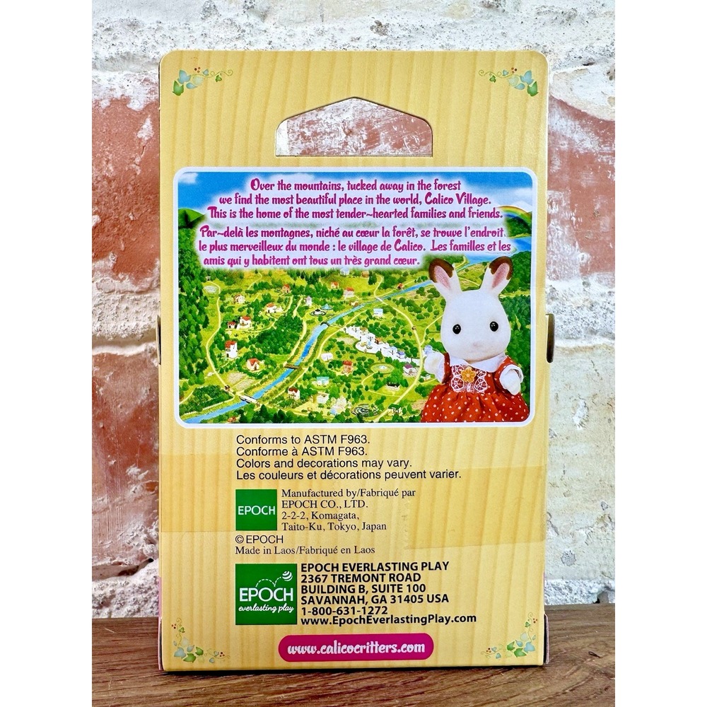 Calico Critters Chocolate Rabbit Baby Bunny Toy Figure Epoch Easter Spring Gift - Picture 4 of 4